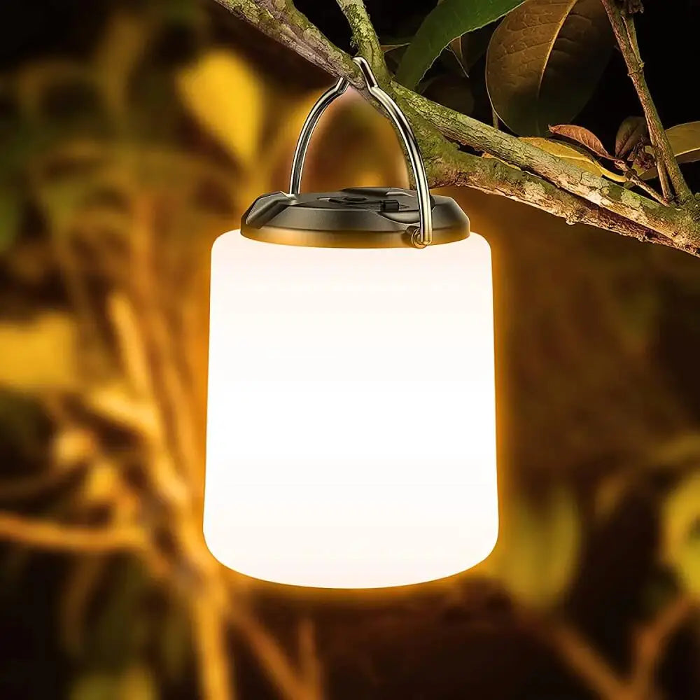 Camping Light Flashlight Rechargeable Camping Light -3000K Warm White Light Emergency Waterproof Lights for Camping Outdoor