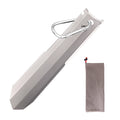 Tomshoo Titanium Garden Hand Serrated Shovel Outdoor Camping Hiking Backpacking Trowel with Clip Hand Shovel Outdoor Tools