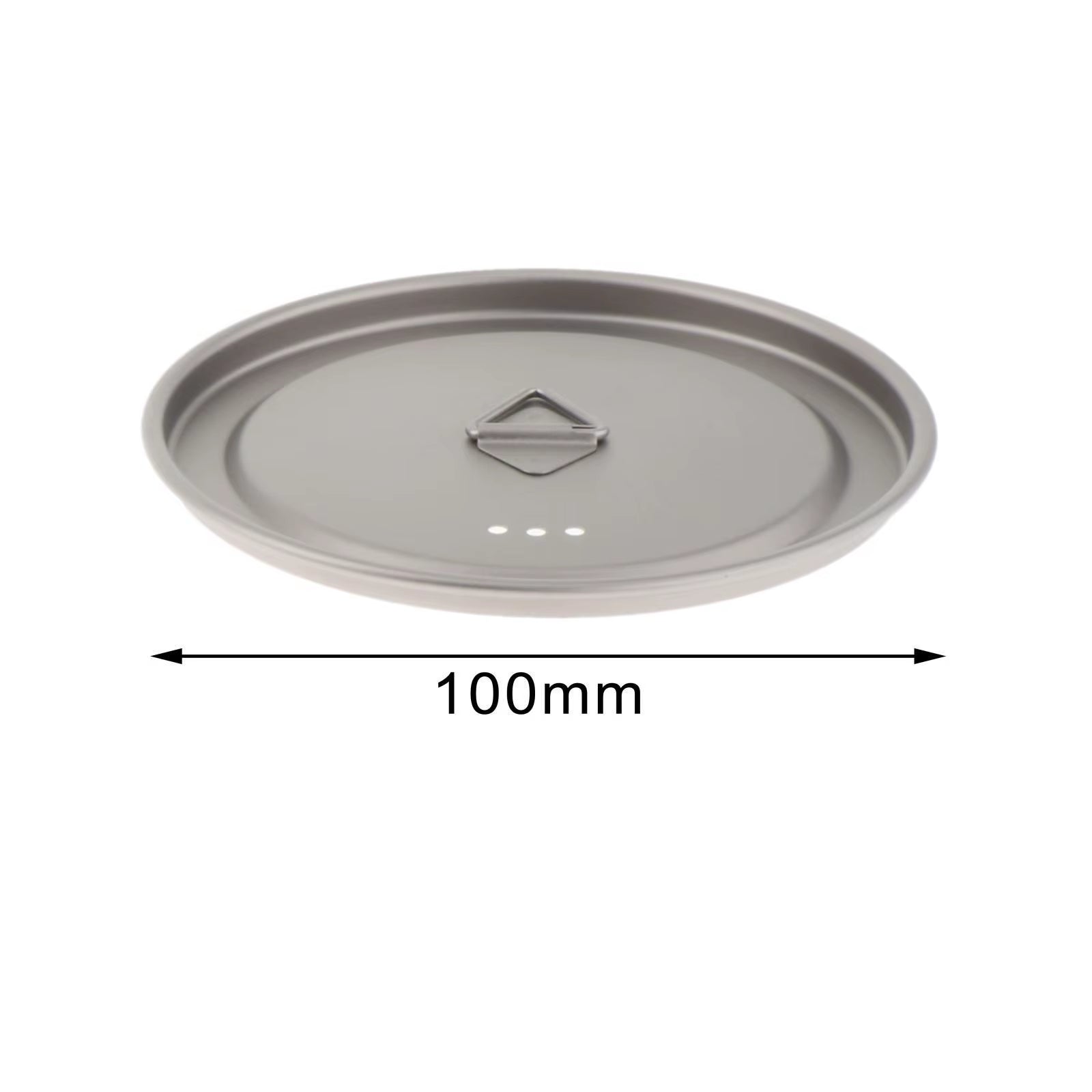 Titanium Outdoor Mug Lid Cookware Cooking Camping Pot Lid Tableware Drinking Milk Cups Lid for Backpacking Hiking Picnic