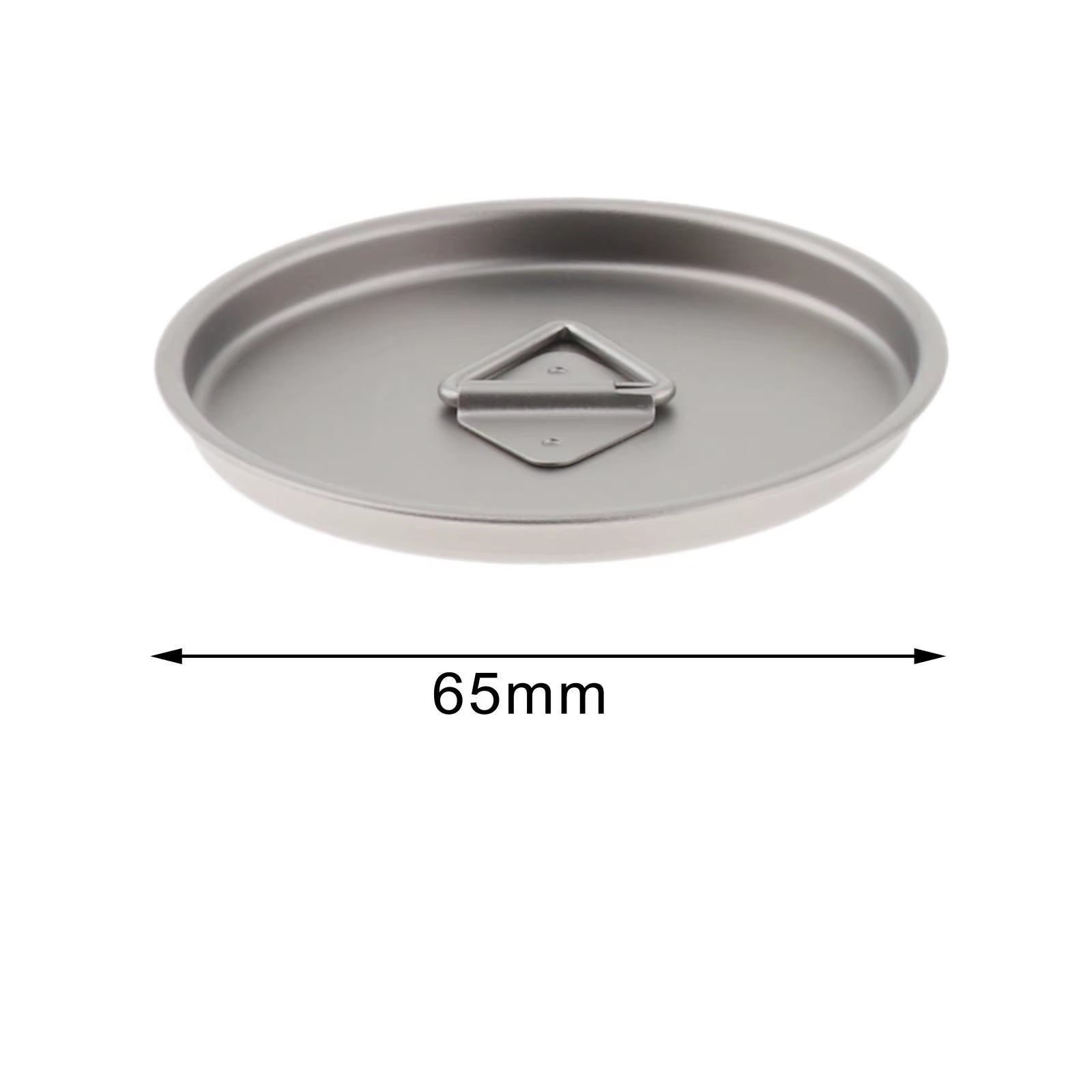 Titanium Outdoor Mug Lid Cookware Cooking Camping Pot Lid Tableware Drinking Milk Cups Lid for Backpacking Hiking Picnic
