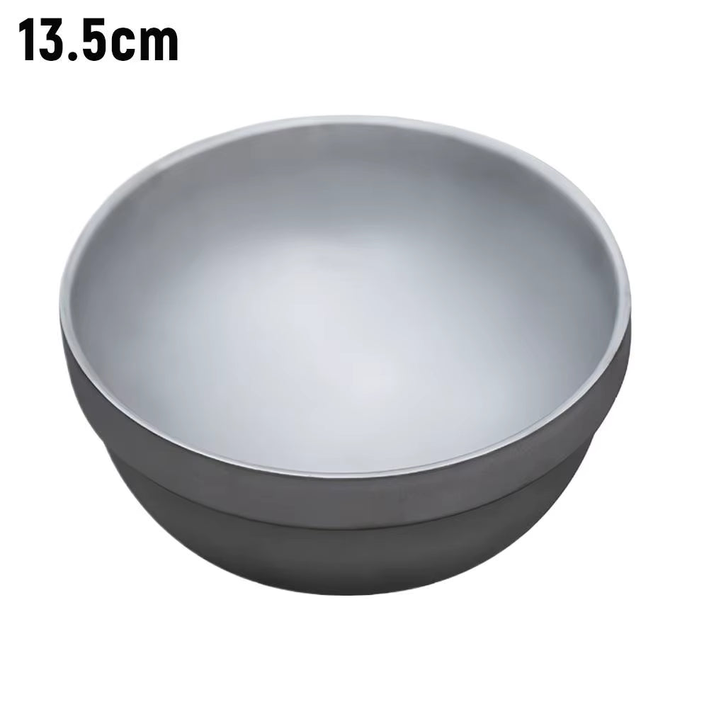 Titanium Purification Portable Bowl Multi Functional Soup Bowl Outdoor Camping Mug Outdoor Camping Double Layer anti Scald Bowl