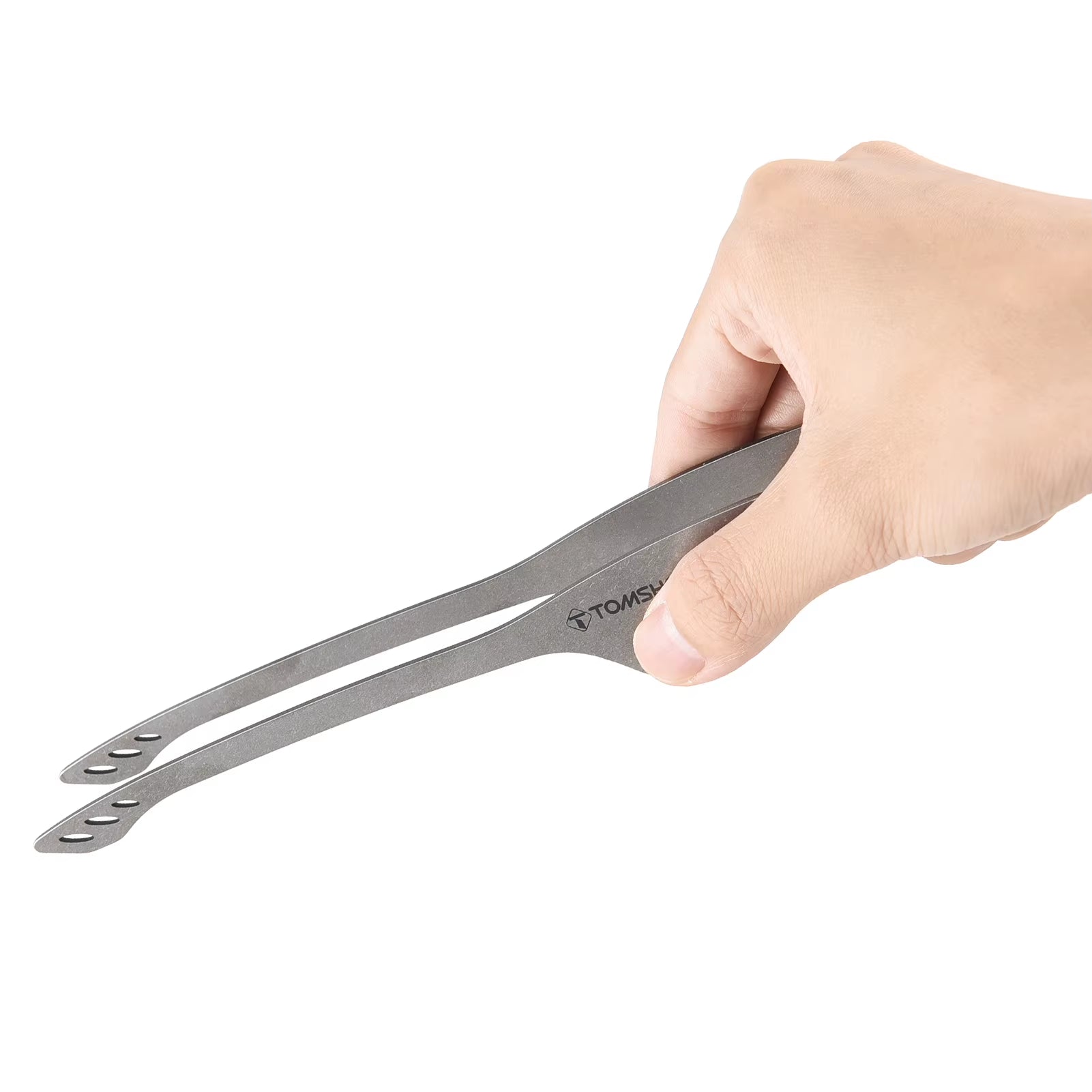 9.2 Inch Lightweight Titanium Tongs BBQ Grill Tongs Clip Outdoor Camping Backpacking Hiking Cookware Camping Supplies