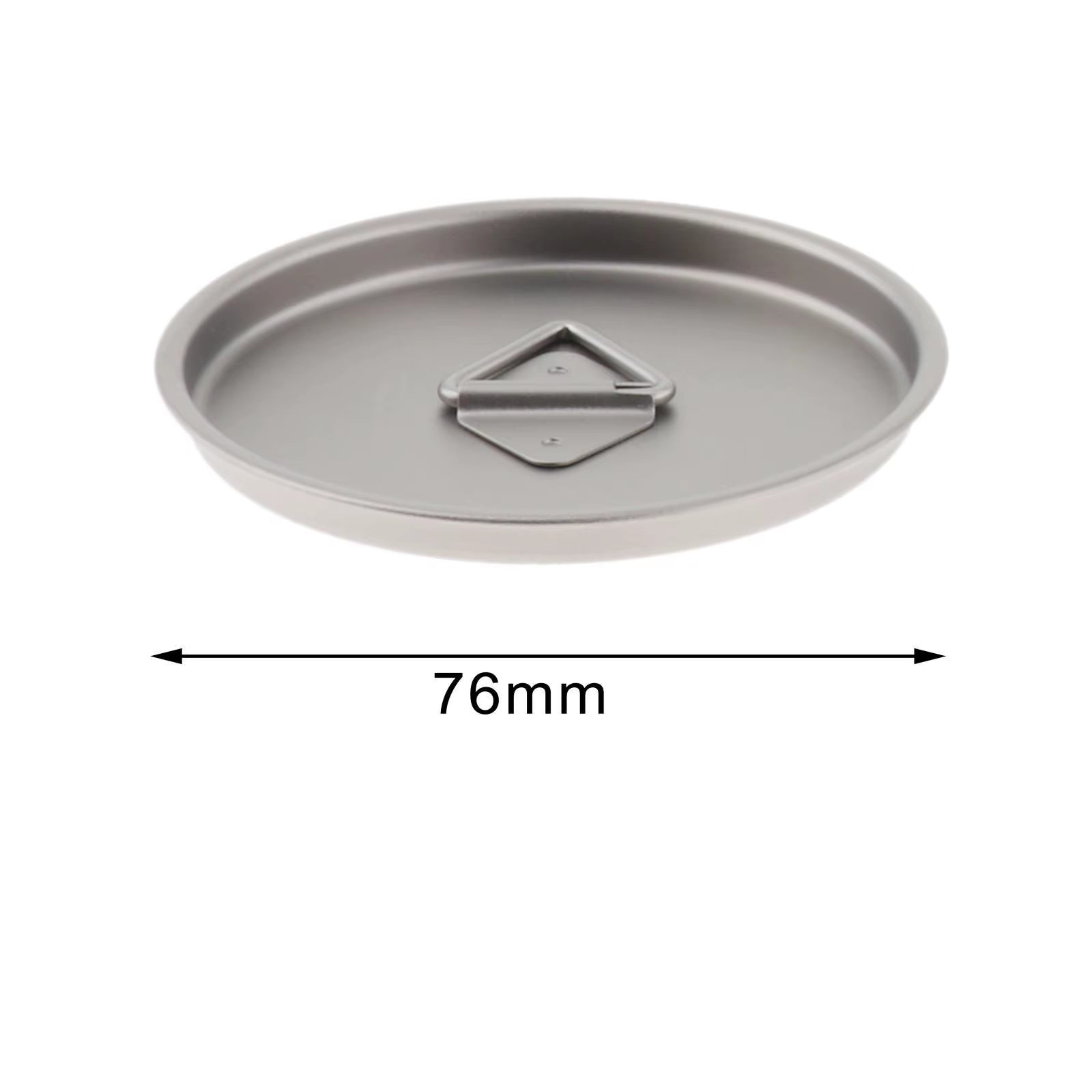 Titanium Outdoor Mug Lid Cookware Cooking Camping Pot Lid Tableware Drinking Milk Cups Lid for Backpacking Hiking Picnic