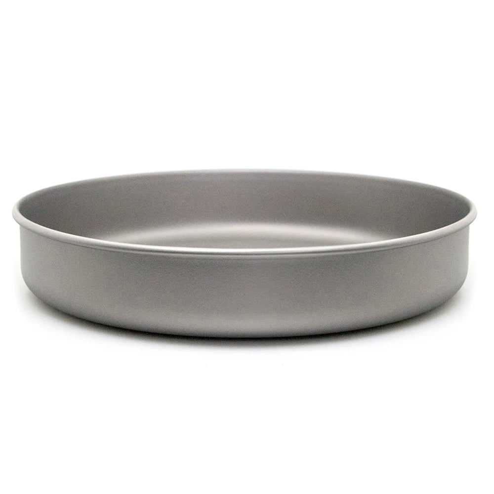 Outdoor Ultralight Titanium Frypan Camping Hiking Picnic Cooking Frying Pan Titanium Pan Utensils Hiking Picnic Cooking Picnic